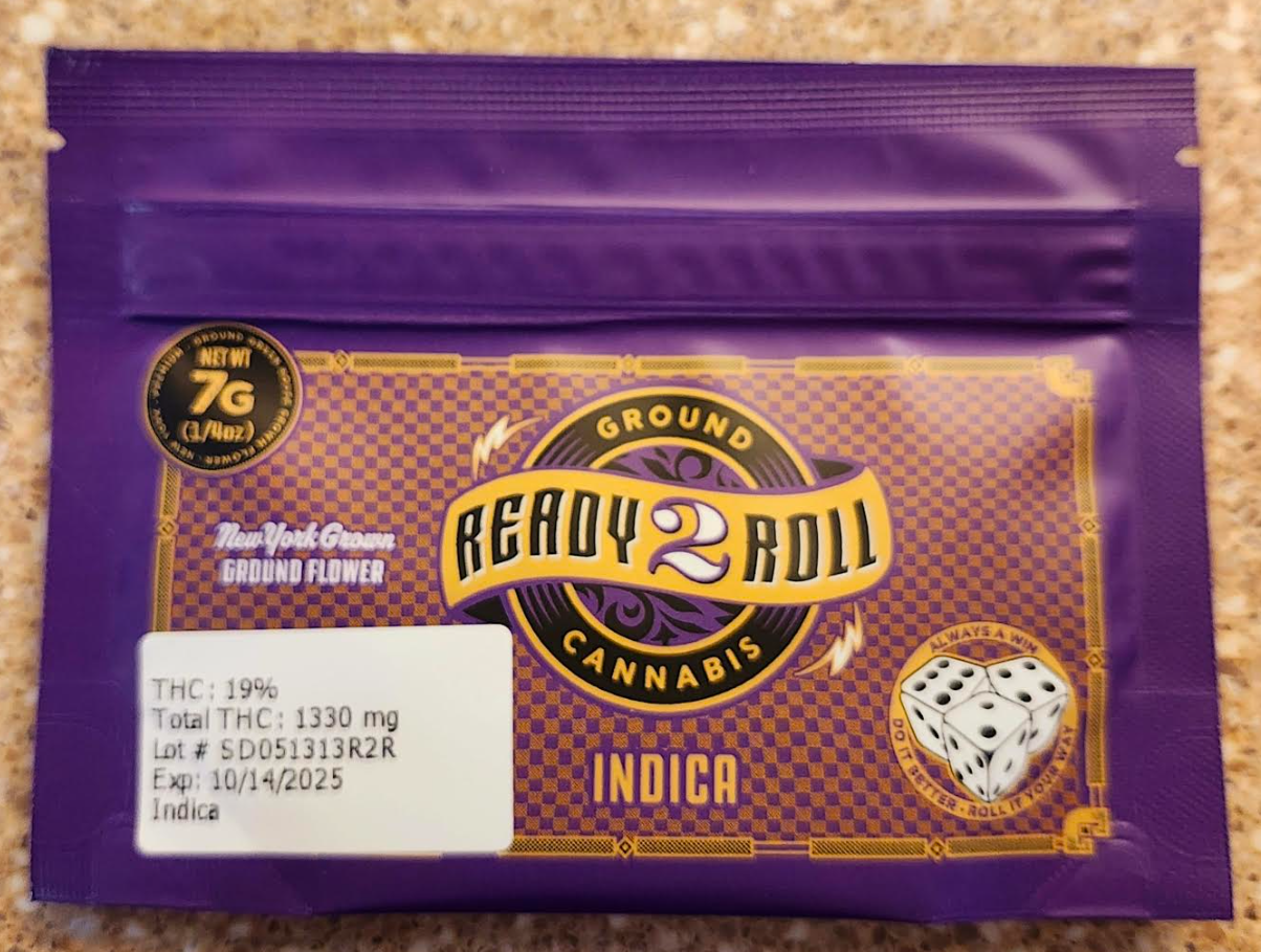 Photograph of Product: Indica Ready 2 Roll Ground Flower | Nanticoke - 7g