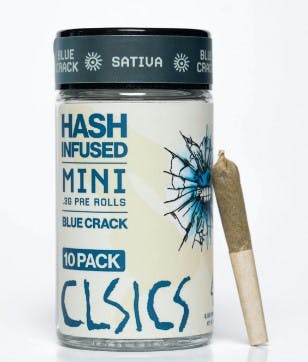 Photograph of product: Blue Crack Infused Prerolls 10pk 3g - PR PK