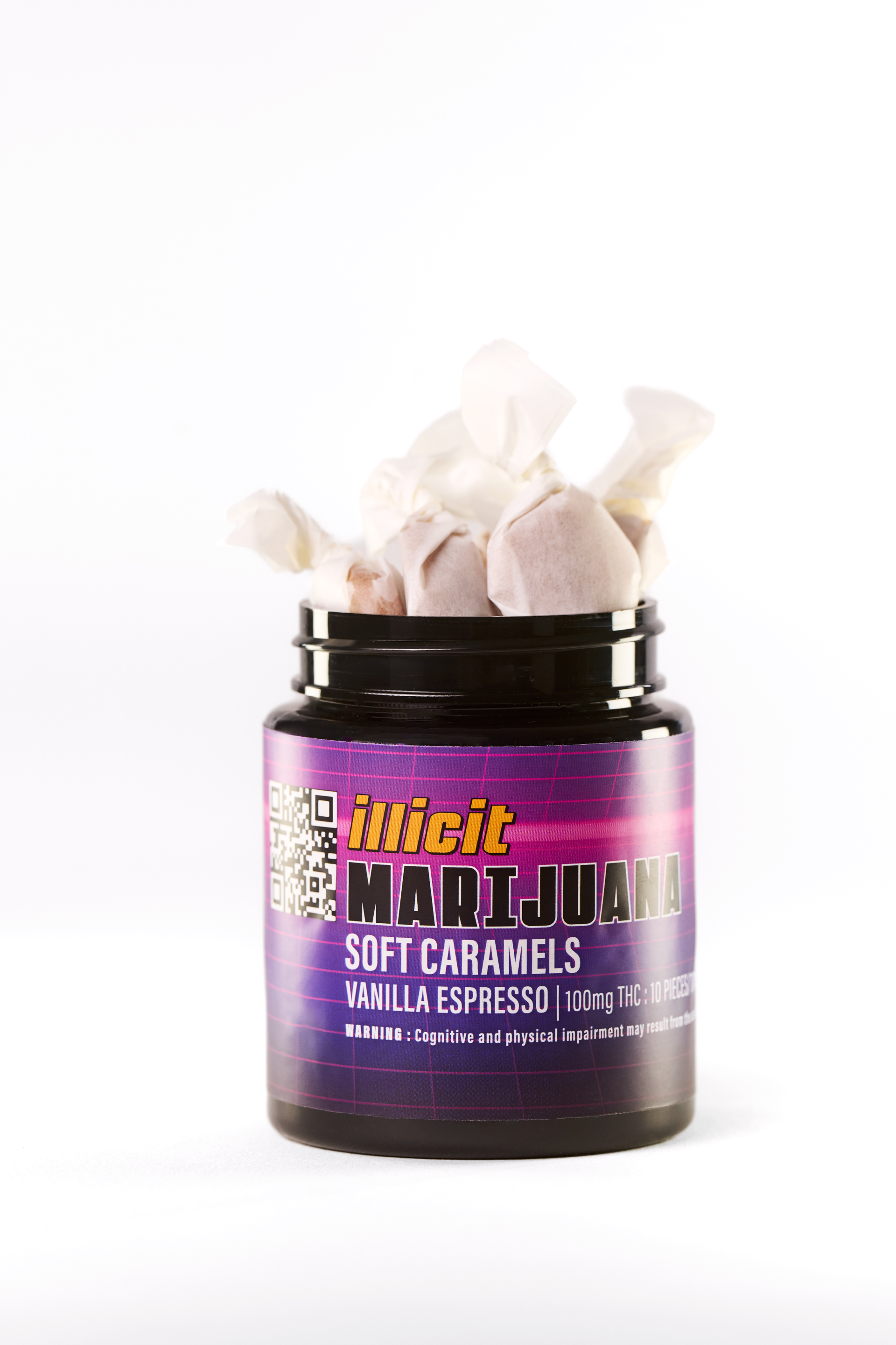Photograph of product: Bananas Foster Soft Caramels 10mg | 10-Pack