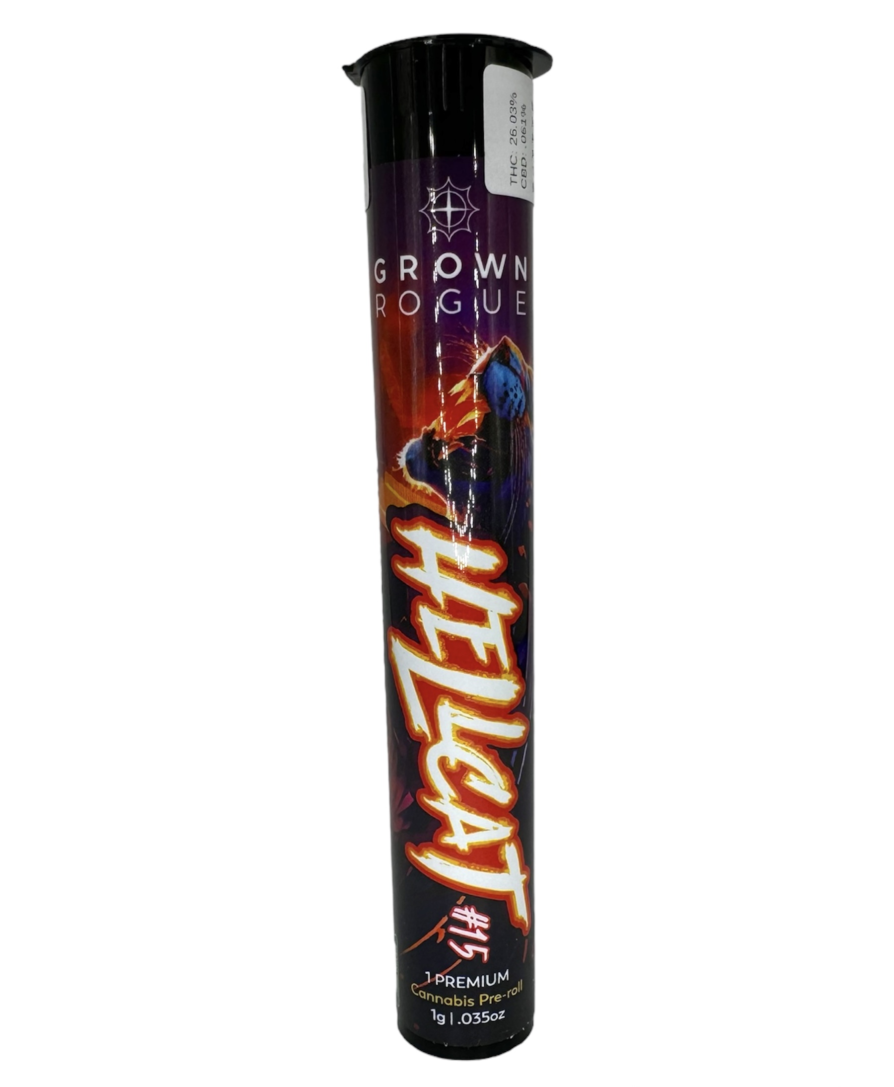 Photograph of product: Hellcat #15 Pre Roll
