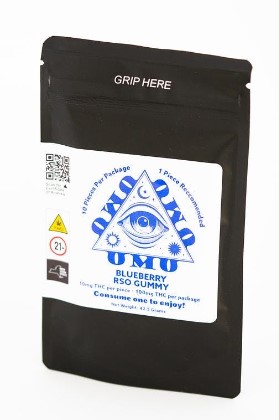 Photograph of product: Blueberry | RSO Gummy 100mg