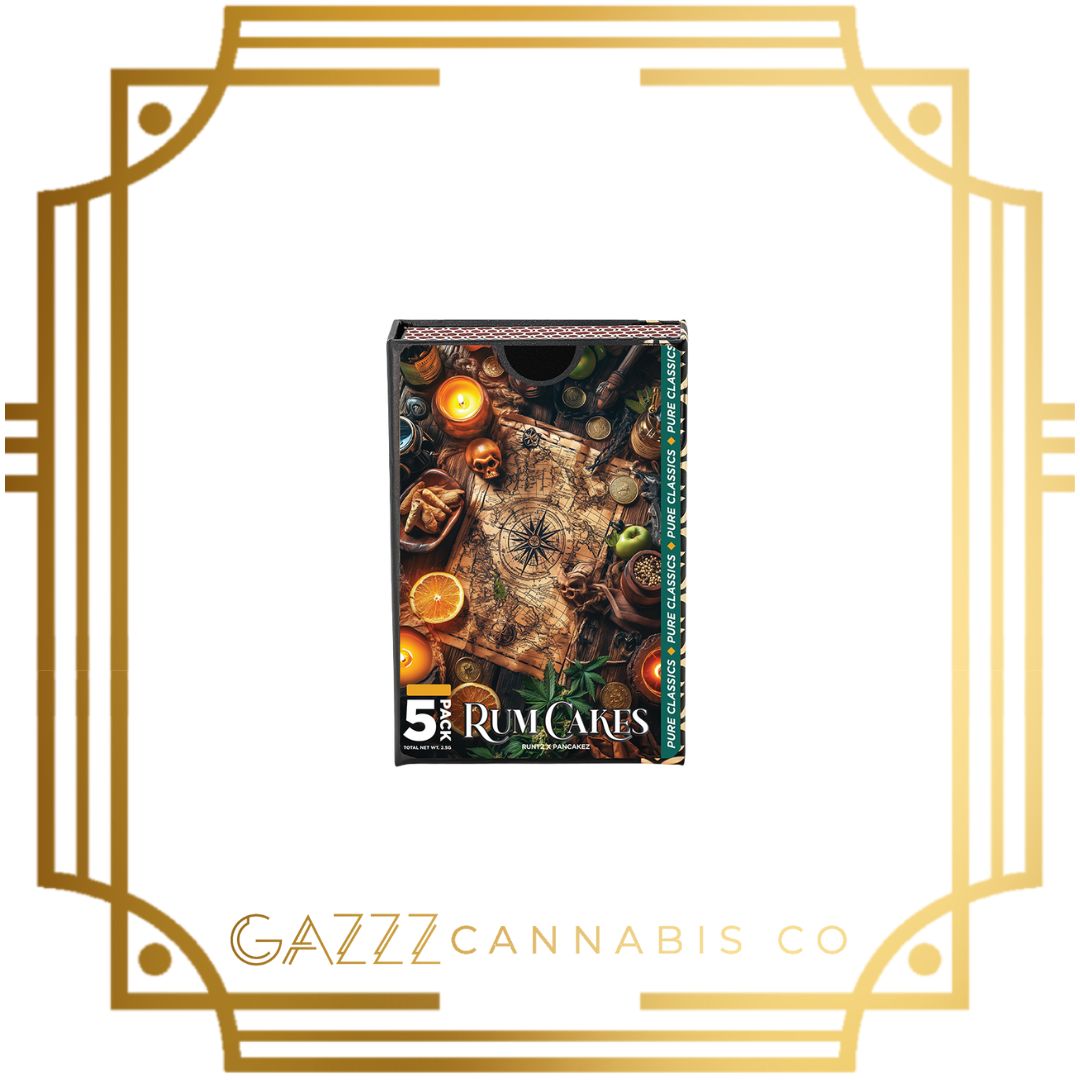 Photograph of product: Goldkine Rum Cakes Pre-Rolls 5pk