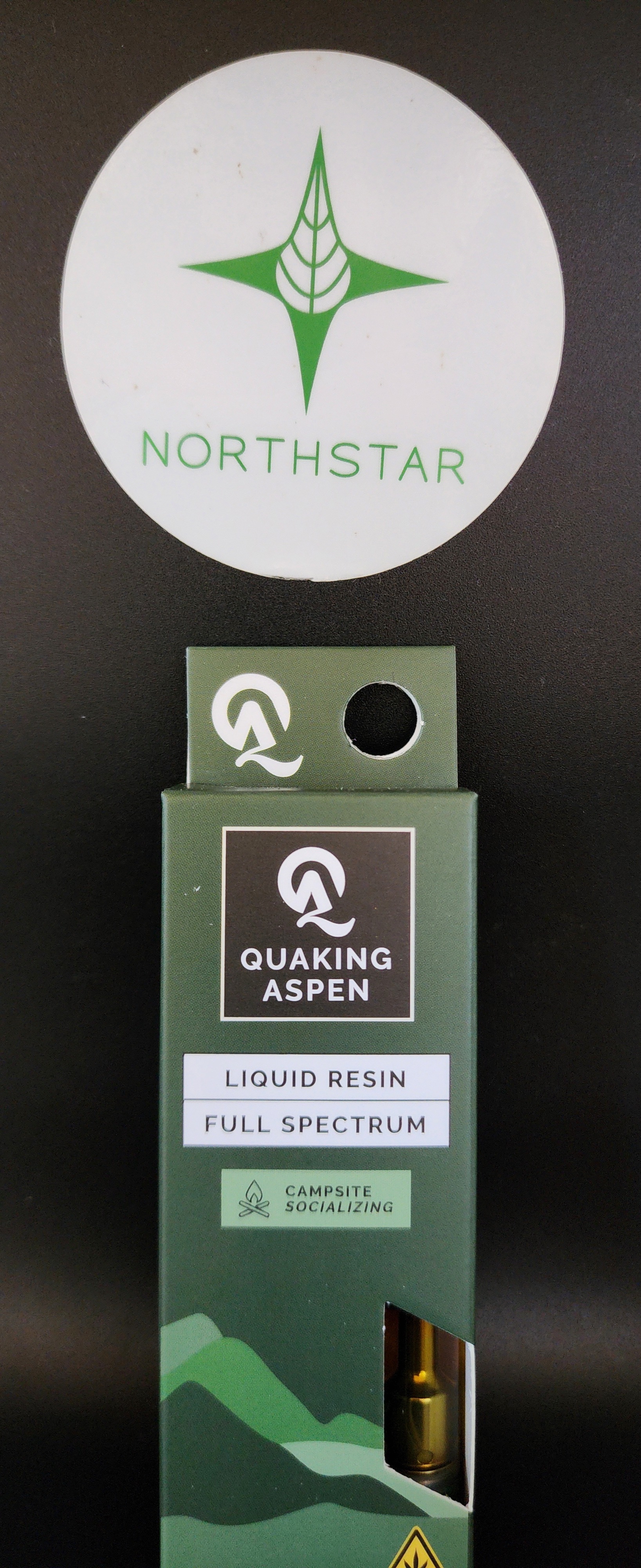 Photograph of product: .5g Vape Cart - Sour Blueberry Diesel CLR - Quaking Aspen