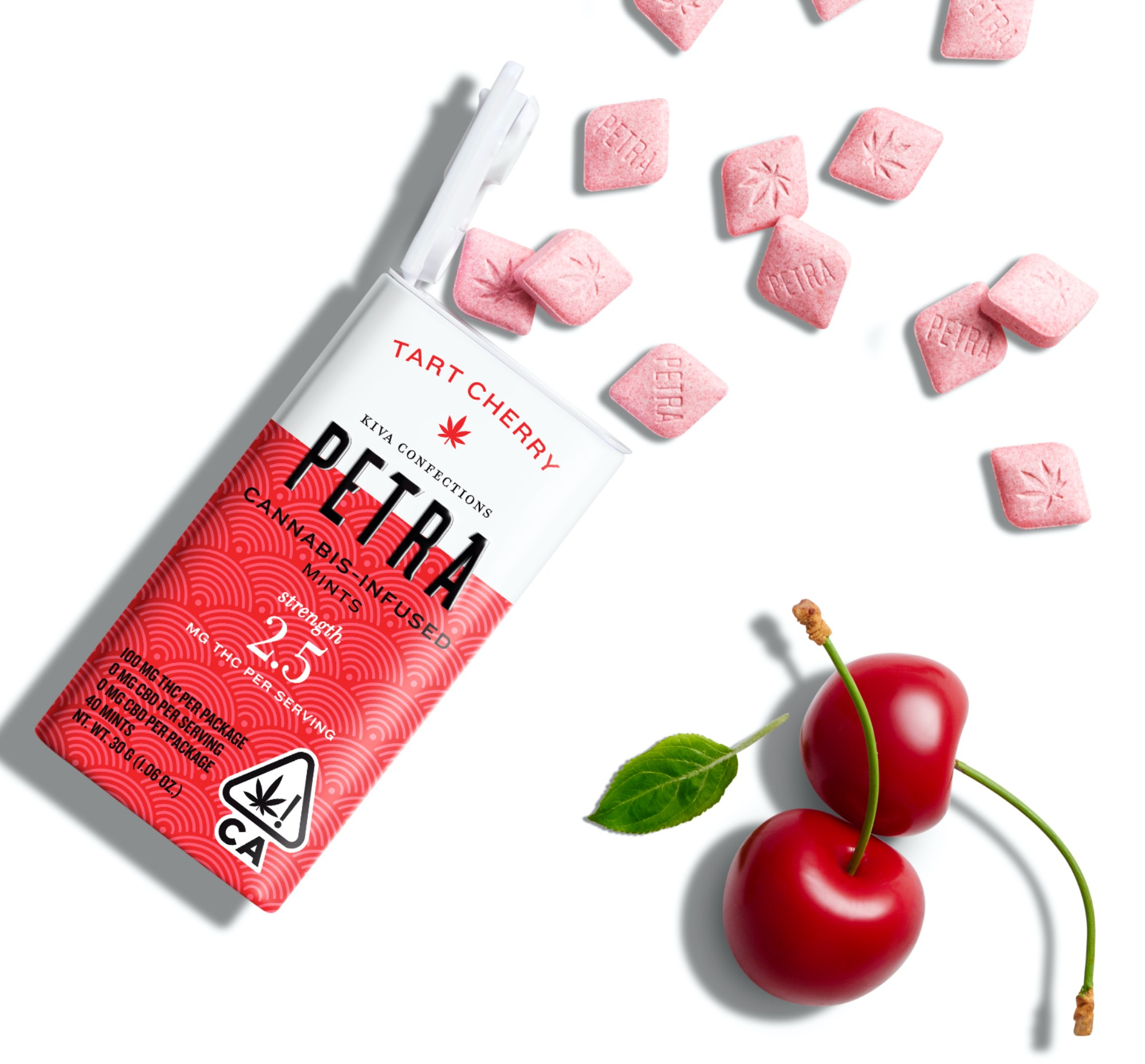 Photograph of product: Petra : Mints : Cherry : 100mg