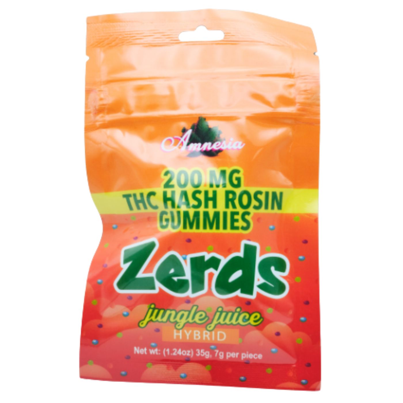 Photograph of product: Amnesia - Jungle Juice au chocolat Rosin Gummy Single 200mg