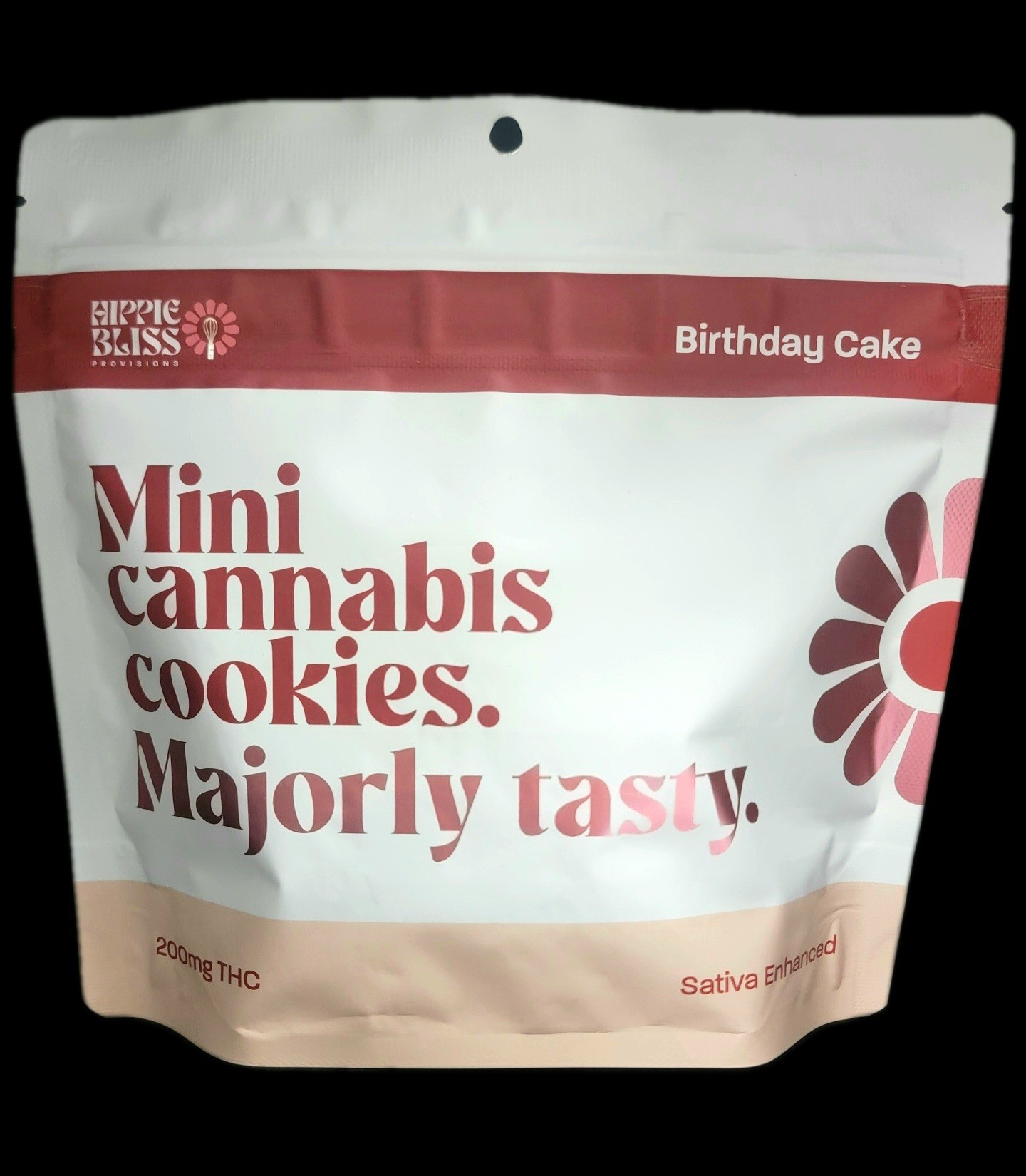 Photograph of product: Hippie Bliss | Birthday Cake Cookie Oui'd Enhanced | 20pc. | 200mg