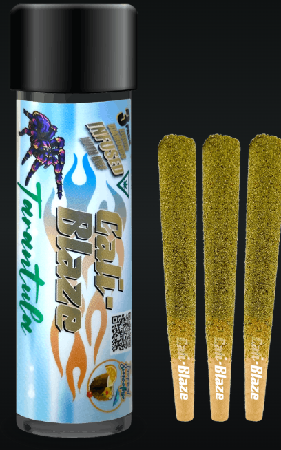Photograph of product: Tropical Smoothie Tarantula | 1G Infused 3pk Pre-rolls (TAX INCLUDED)