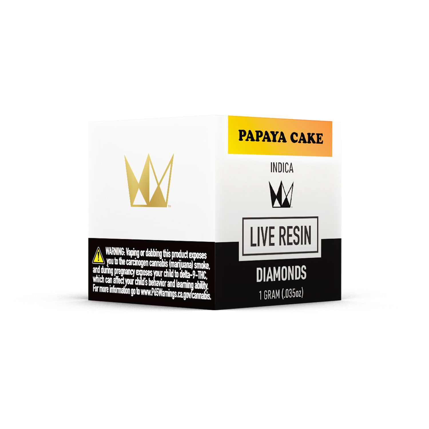 Photograph of product: West Coast Cure - Papaya Cake (Indica) Live Resin Diamonds