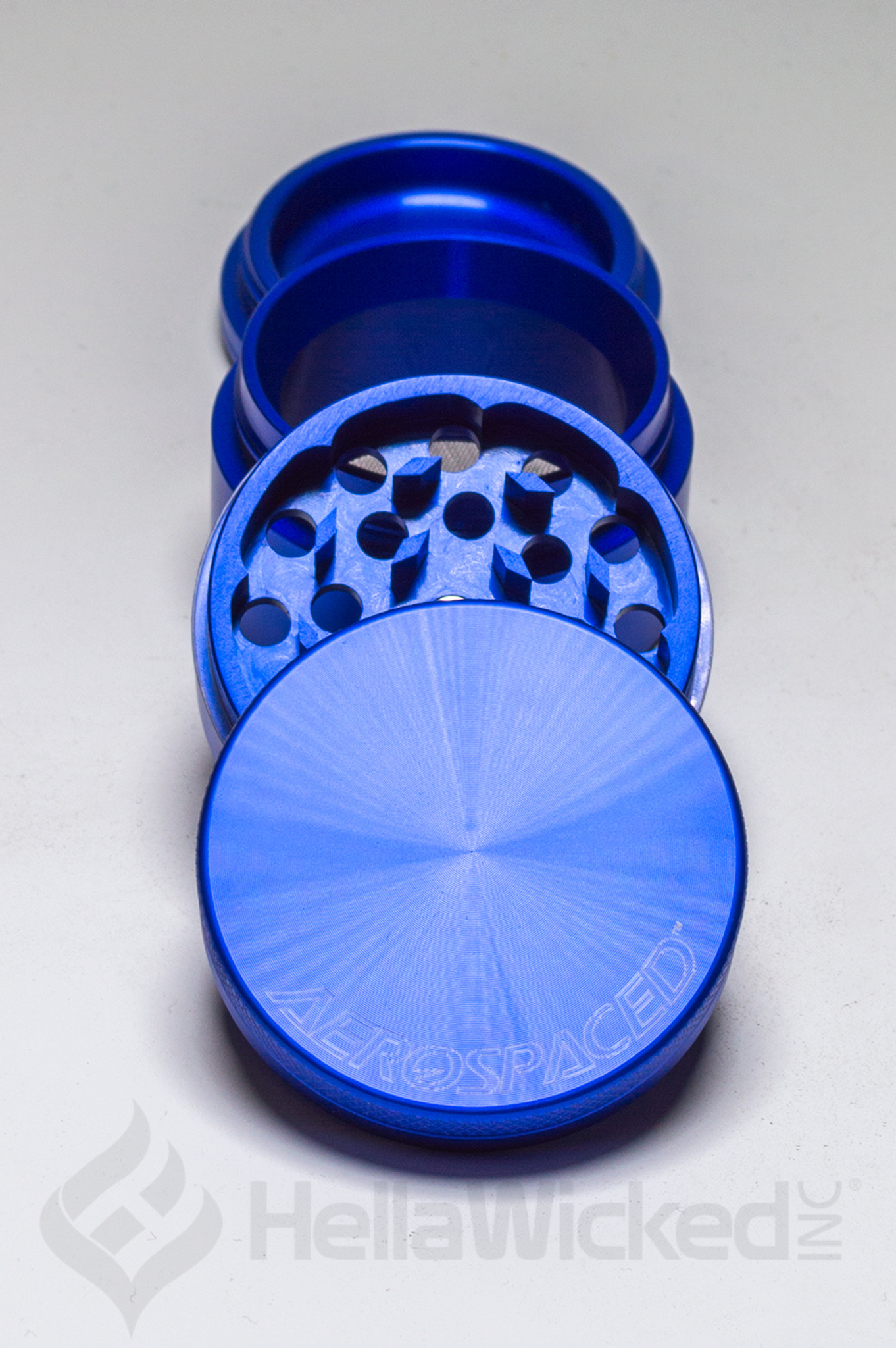 Photograph of product: 4 Piece 1.6" Grinder (Light Blue)