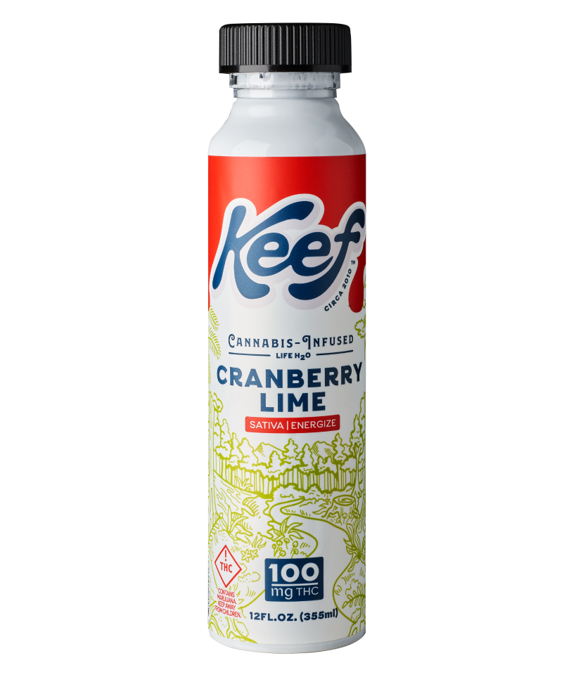 Photograph of product: Keef Life H2O - Cranberry Lime TH-ouiv - 100mg