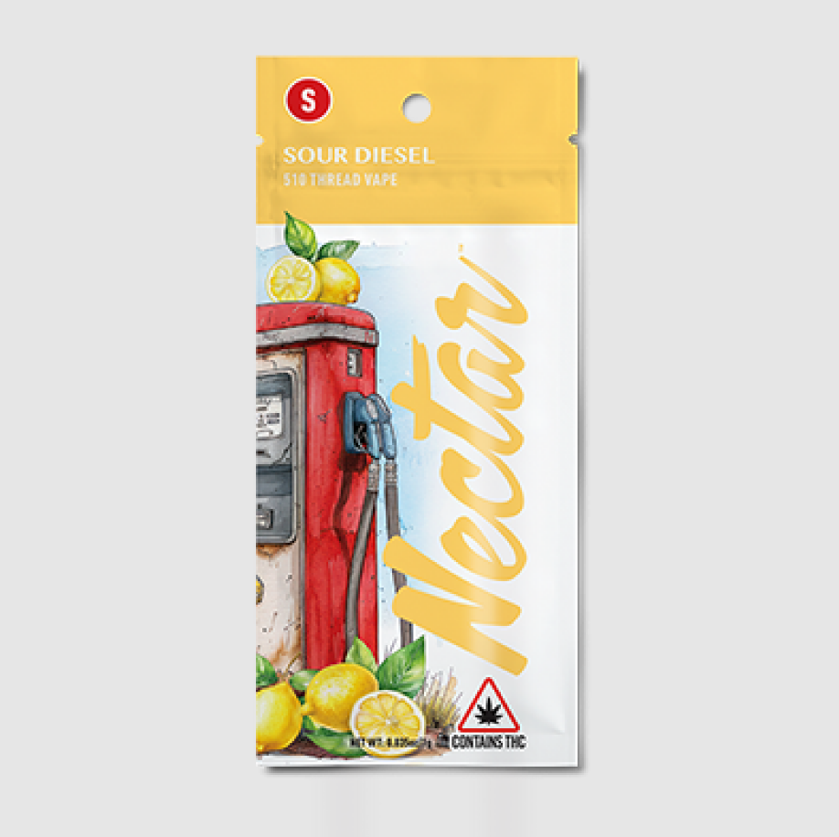 Photograph of product: Nectar Sour Diesel (S) Vape Cartridge 1g