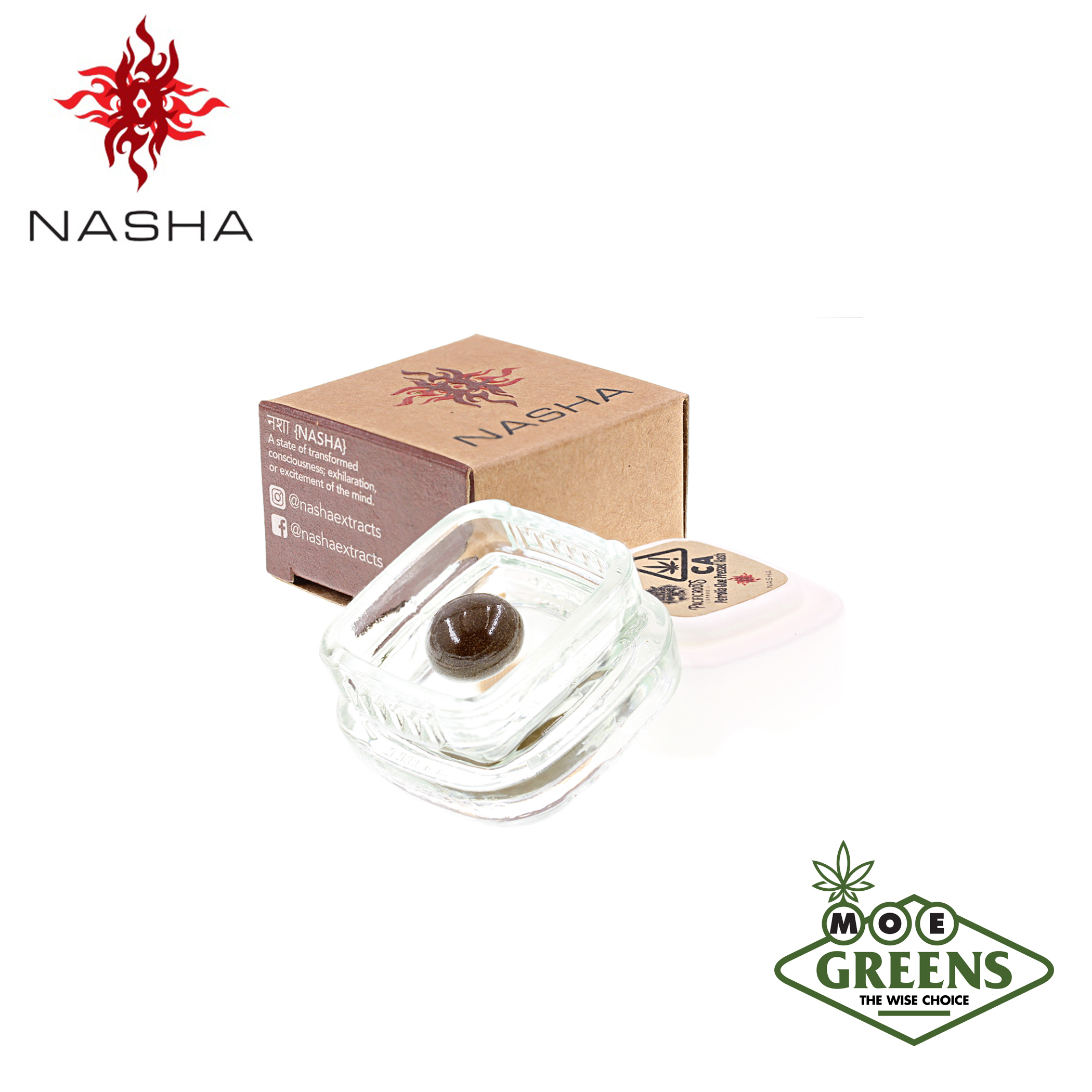 Photograph of product: LA CONFIDENTIAL X PEANUT KUSH RED PRESSED au chocolat [1.2G]