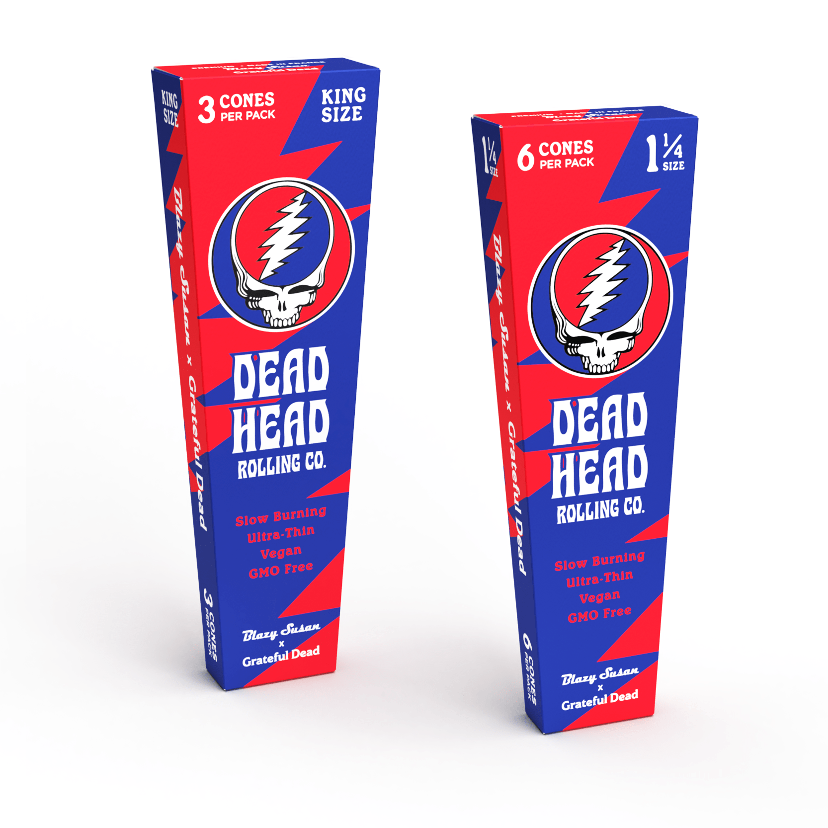 Photograph of product: Blazy Susan Grateful Dead Pre-Roll Cones | 1-1/4" | 6pk