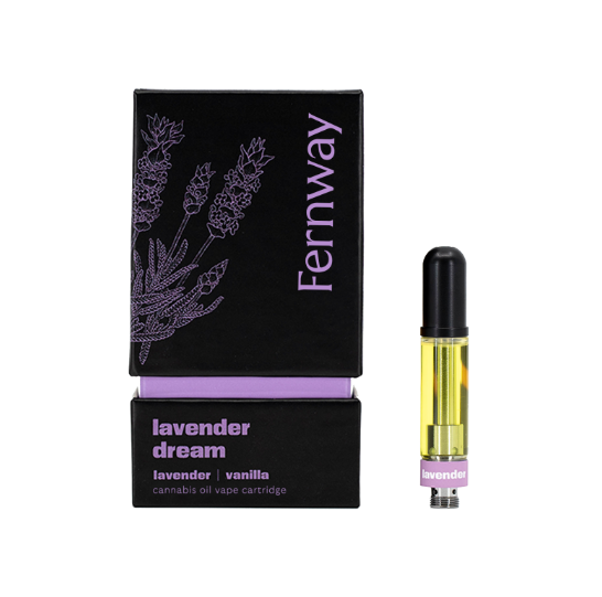 Photograph of Product: Fernway- Lavender Dream Vape Cartridge (I) (1g)