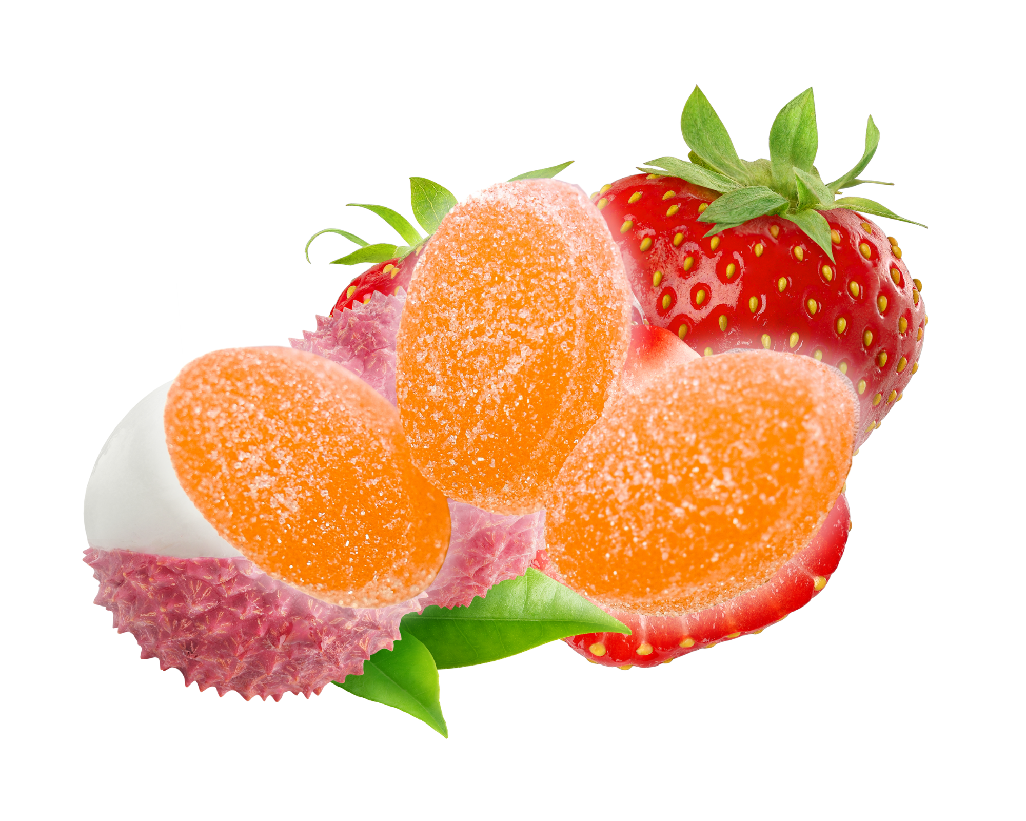 Photograph of product: Windward Ease Chews - Sour Strawberry Lychee CBG/TH-oui