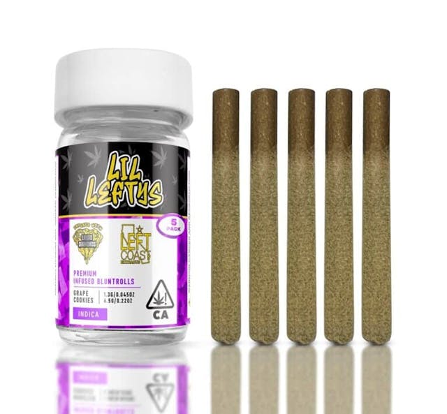 Photograph of product: Lil BLUNTS MONSTER COOKIES 5G Preroll Pack - 