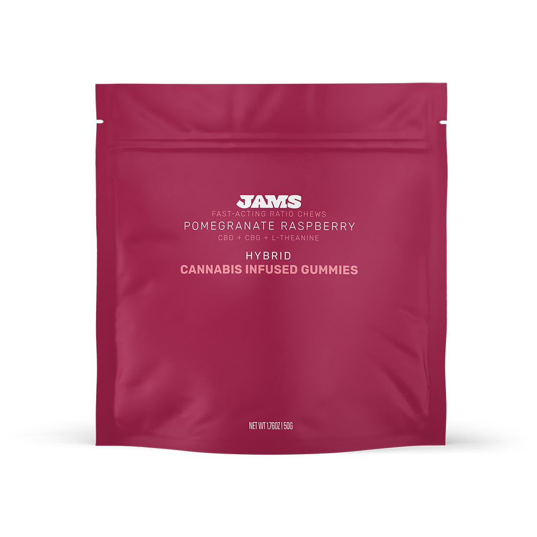 Photograph of product: Remix Jellies Pomegranate Gummies 100mg (10-Pack | 10mg Each)