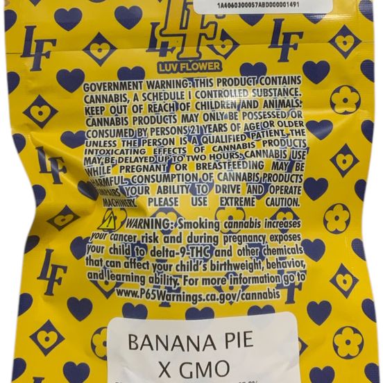 Photograph of product: Luv - Banana Pie x Gmo 3.5 - 