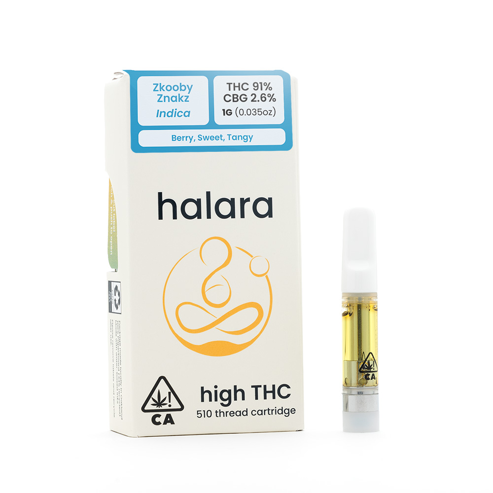 Photograph of Product: Zkooby Znakz - High THC Cartridge 1G
