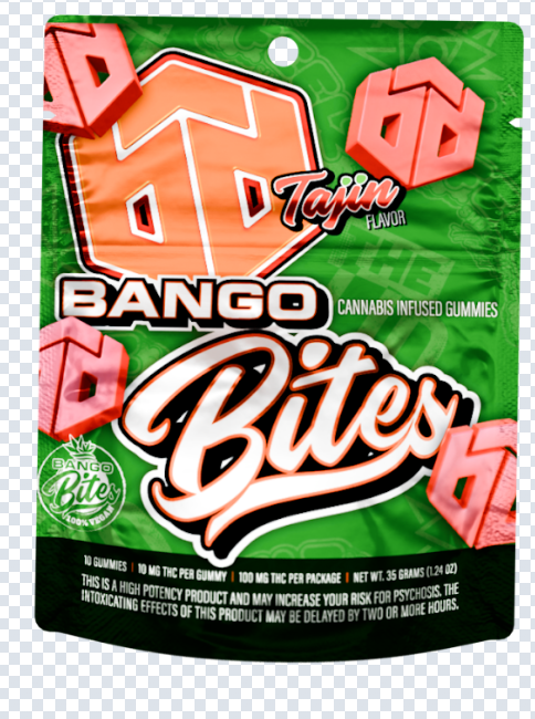 Photograph of product: [REC] Bango Bites | Watermelon Sugar Tajin | 100mg/10pk