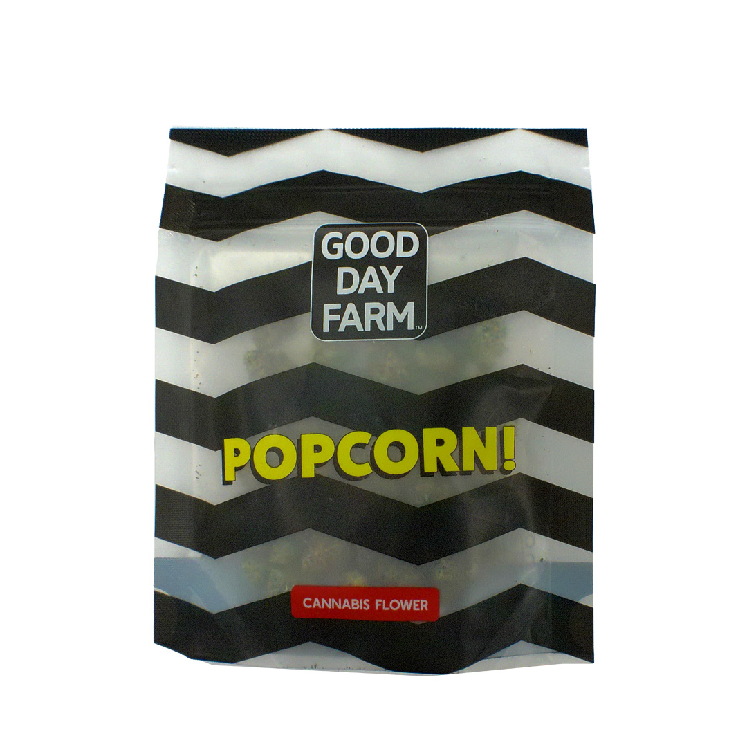 Photograph of product: GDF - Flower - Popcorn - GovernMint Oasis - Hybrid - 7G - Silver