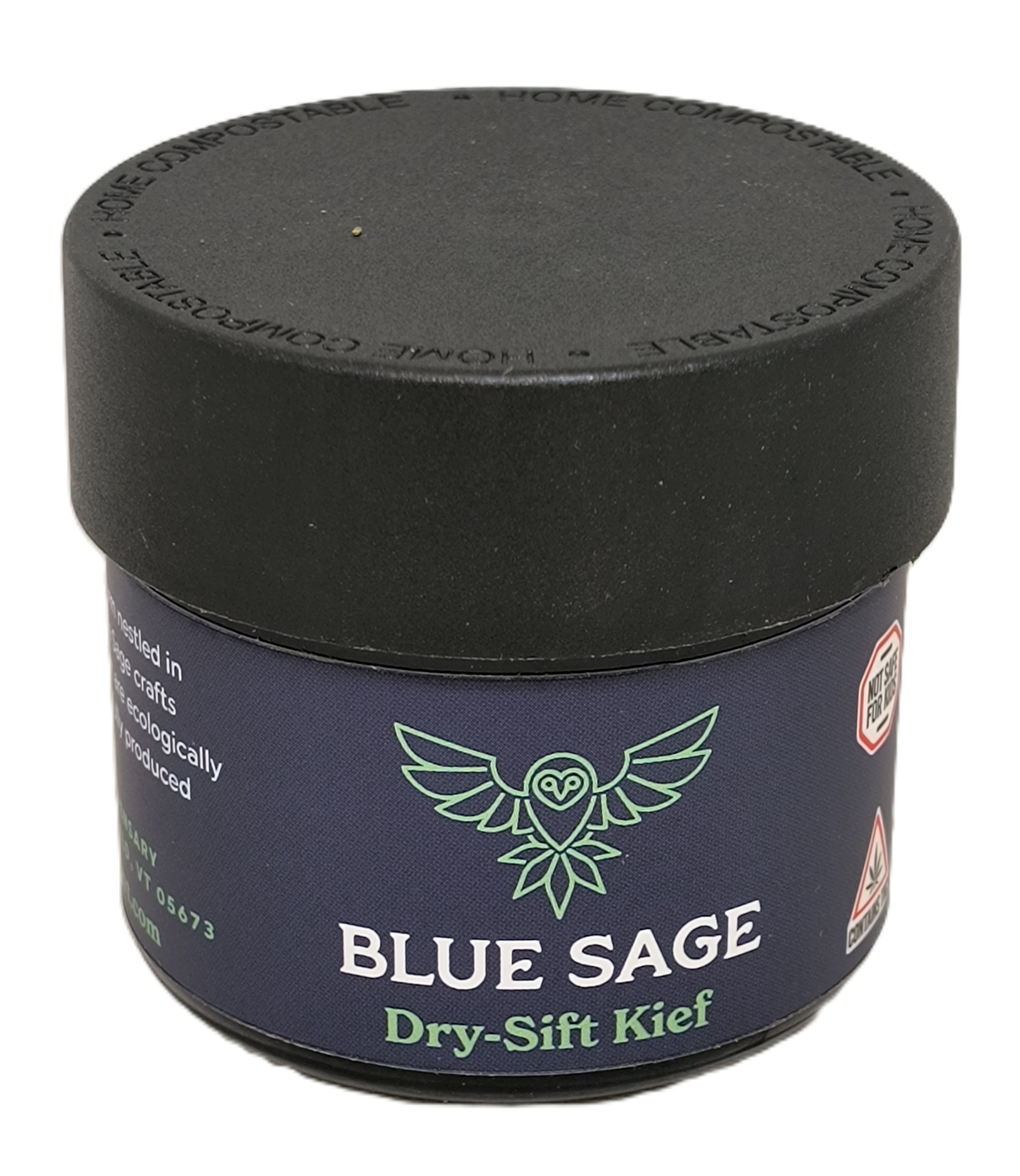 Photograph of product: Dry Sift Kief Jar Kief | Blue Sage