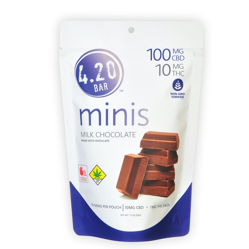 Photograph of product: 10:1 CBD Milk Chocolate Minis (DOH)
