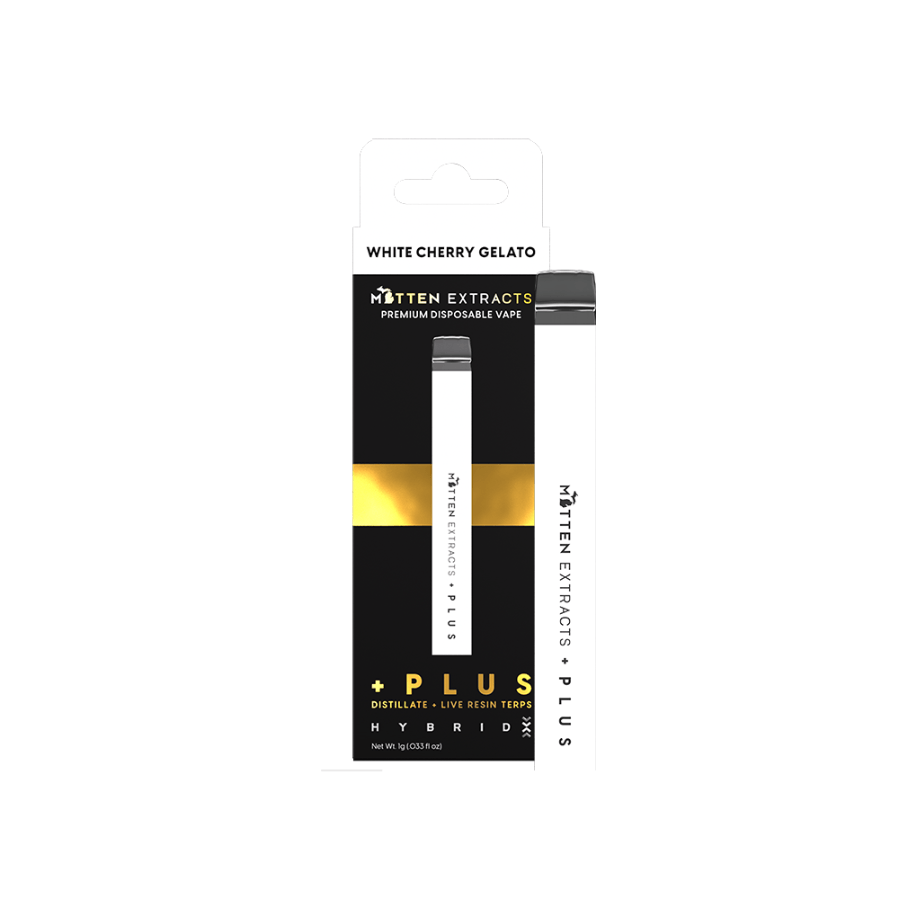 Photograph of product: Mitten Extracts WHITE CHERRY GELATO +PLUS 1G Disposable