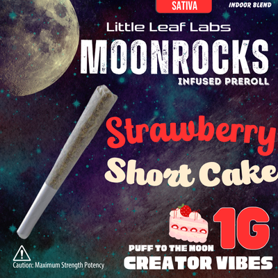Photograph of product: Strawberry Shortcake | Moonrock Infused | 1g