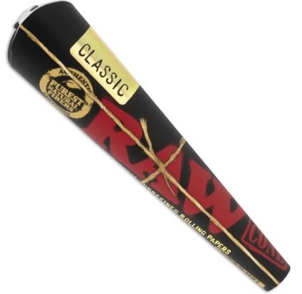 Photograph of product: RAW - Classic BLACK King Size Cones - 3 pk