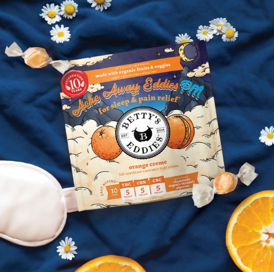 Photograph of product: Bettys' Eddies | Orange Creme 1:1:1 | 50mg