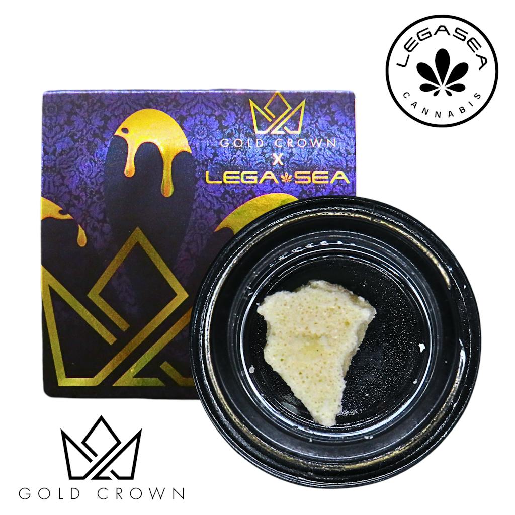 Photograph of product: Gold Crown x Legasea - 1g Crumble - Bolo Runtz