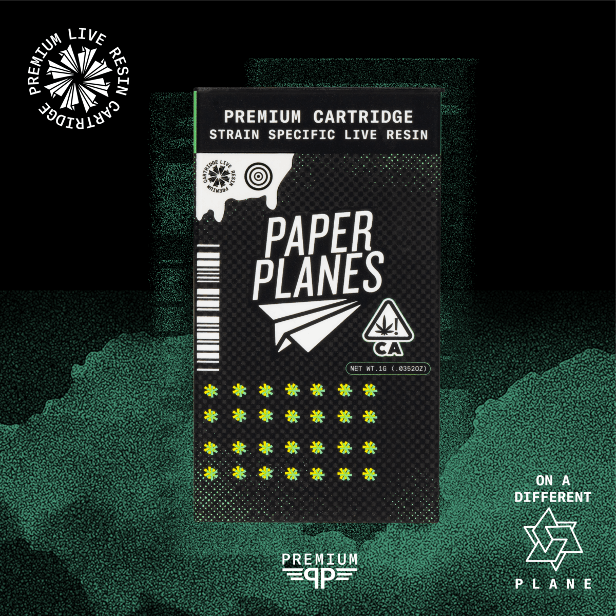 Photograph of product: Paper Planes - Pineapple Sunset - Live Resin (1000mg)