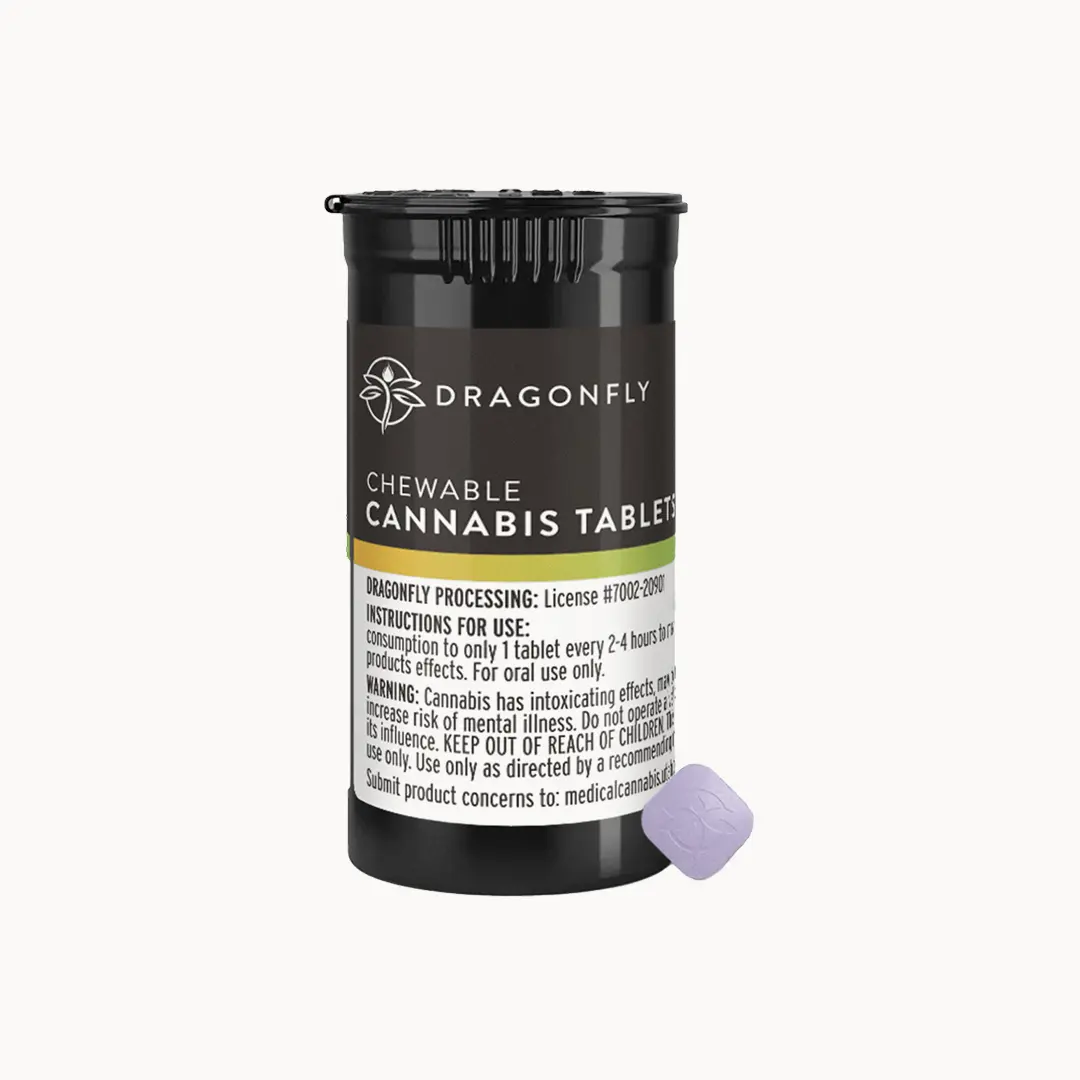 Photograph of product: Dragonberry 2.33mgTH-oui 2.65mgCBD 40ct | Tablet