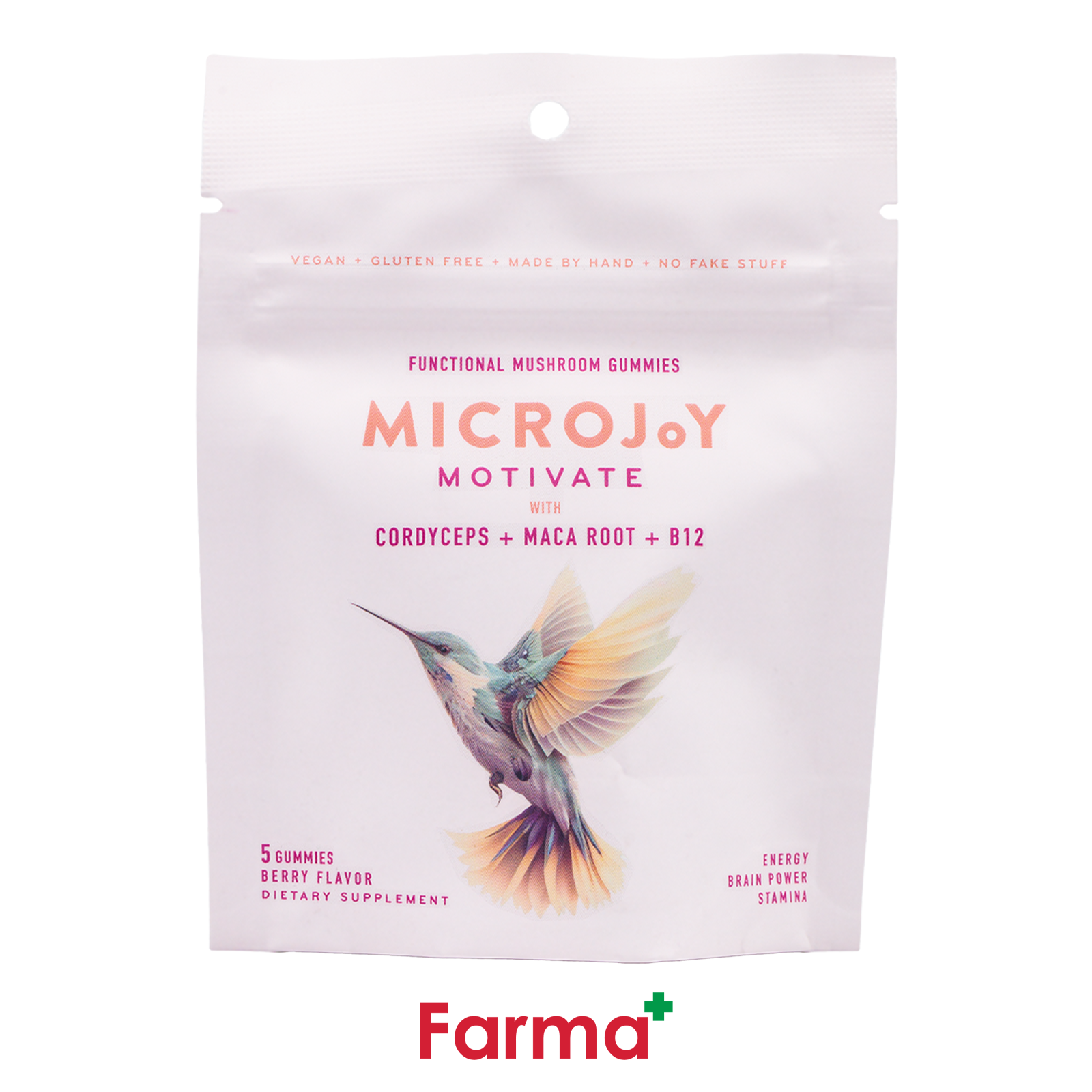 Photograph of product: MicroJoy Motivate Gummies 5pk