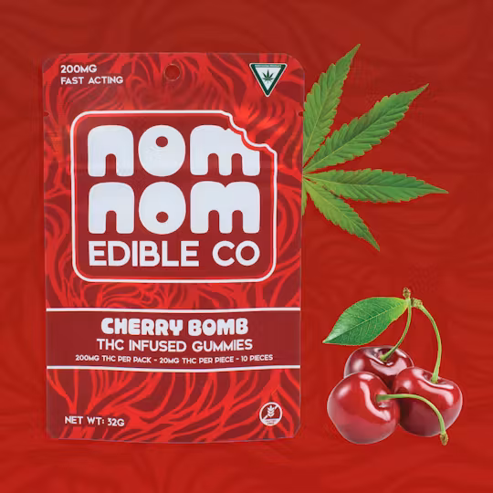 Photograph of Product: AU Nom Nom: Blood Orange Sleep 200MG THC:CBD:CBN