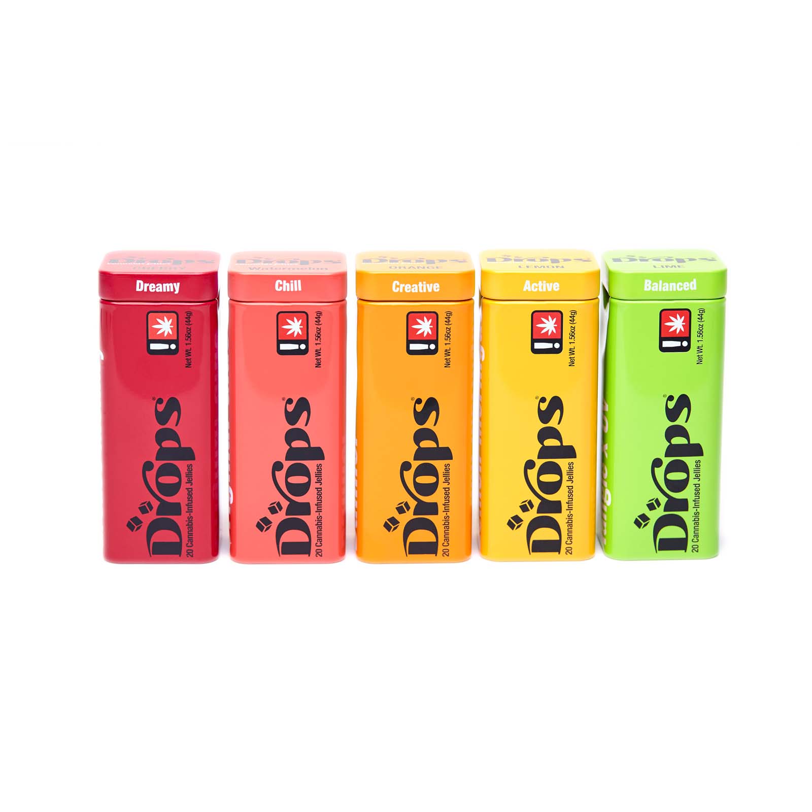 Photograph of product: Drops Lime Balanced Rosin Gummies 20pc 100mg