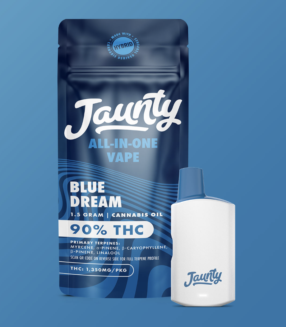 Photograph of product: Jaunty | Blue Dream Disposable Palm