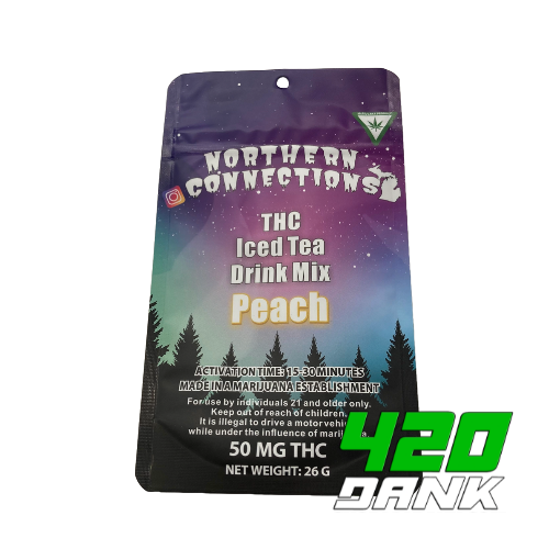 Photograph of product: Northern Connections - 50mg - Iced Tea Drink Mix - Peach