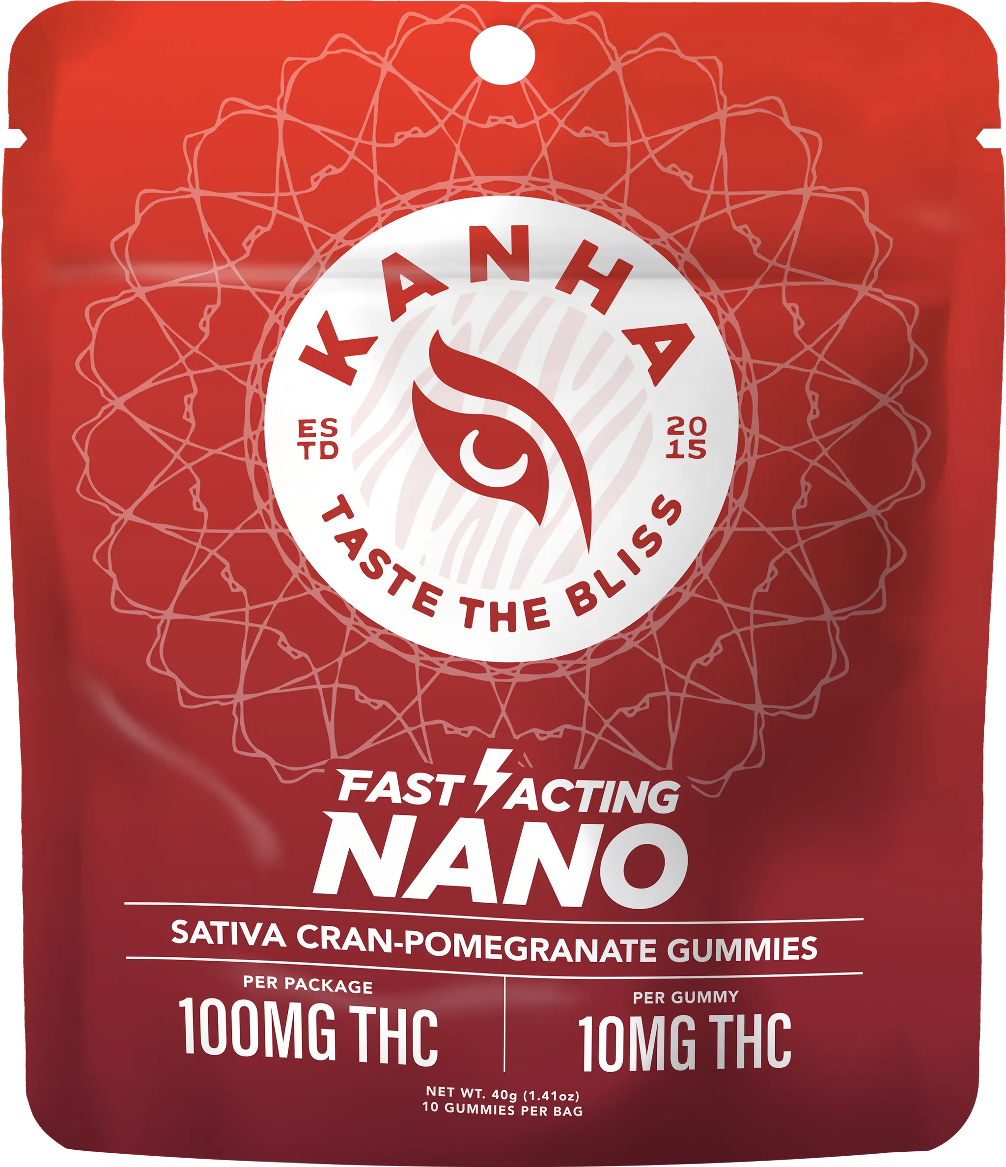 Photograph of product: Gummy Cran Pomegrante NANO | 100mg