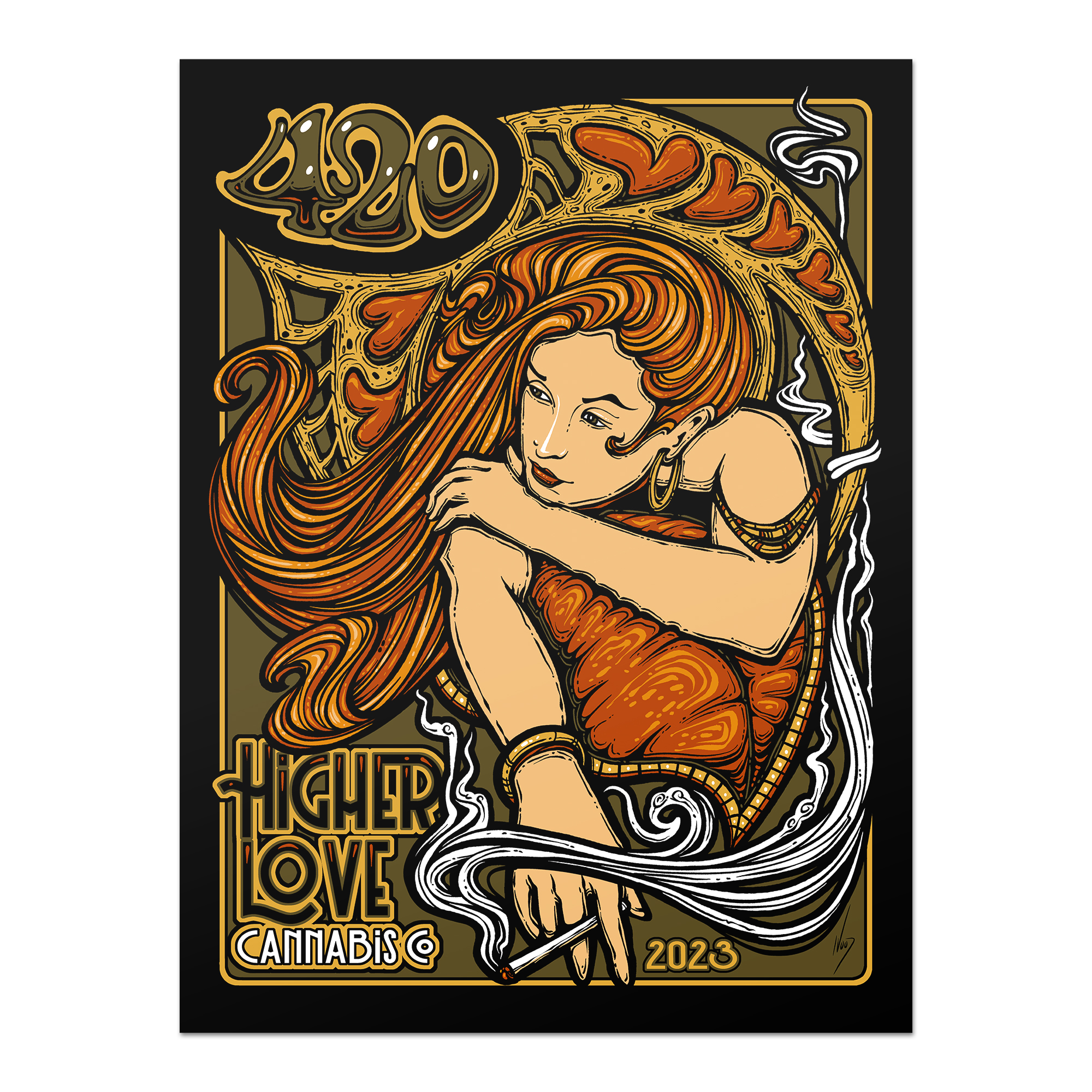 Photograph of product: Higher Love Spirit of 420 Poster