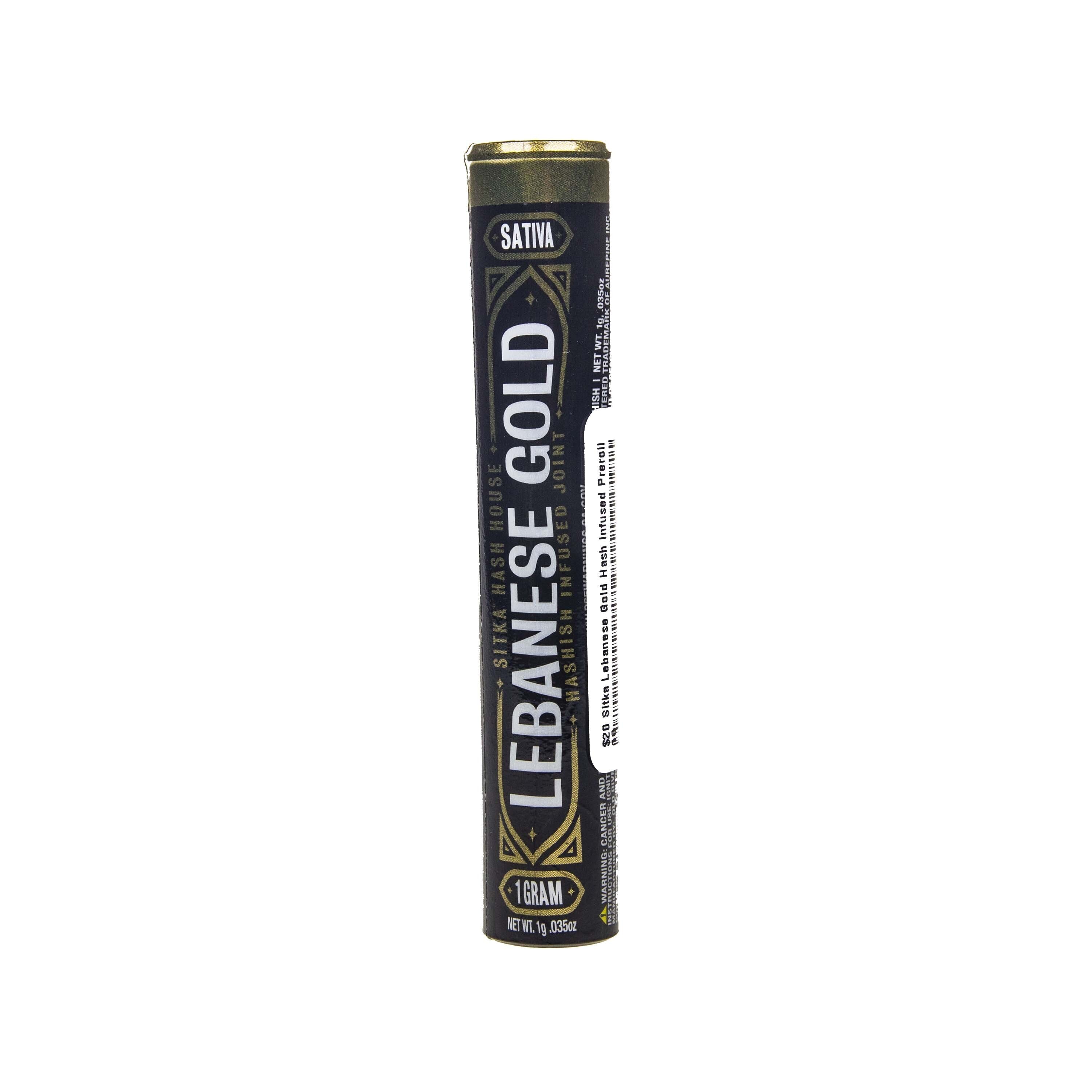 Photograph of product: Sitka | Lebanese Gold au chocolat Infused Pre-roll (1g)