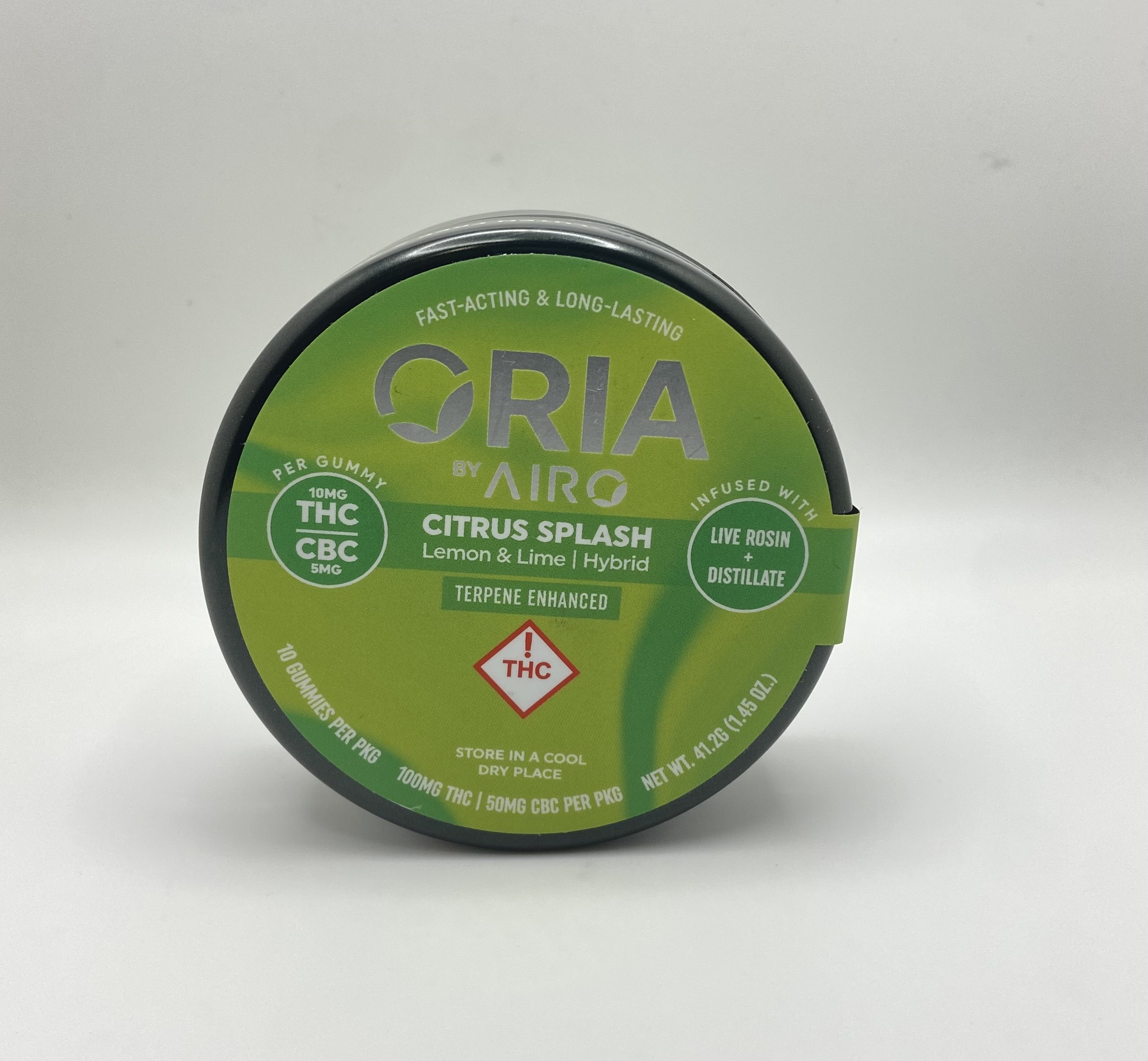 Photograph of product: Oria - Citrus Splash - 100mg Gummies