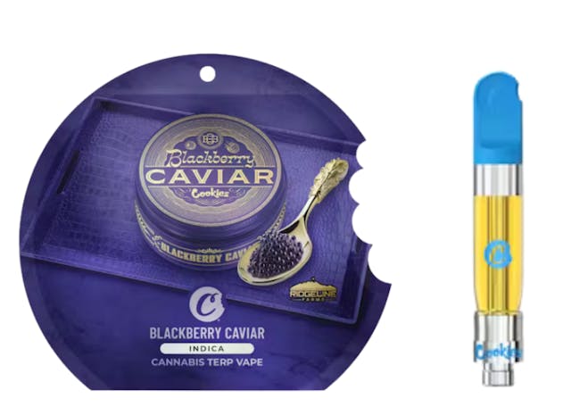 Photograph of product: NEW Cookies Canna Terp Cartridge 1g - Blackberry Caviar