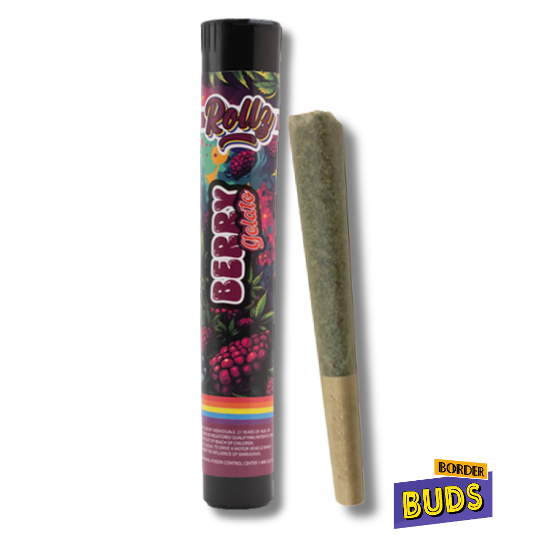 Photograph of product: Berry Gelato | Rollz | 1g | Infused Pre-Roll