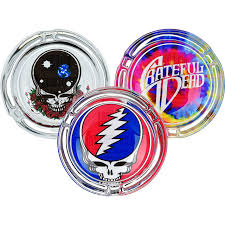 Photograph of product: Grateful Dead Glass Ashtray