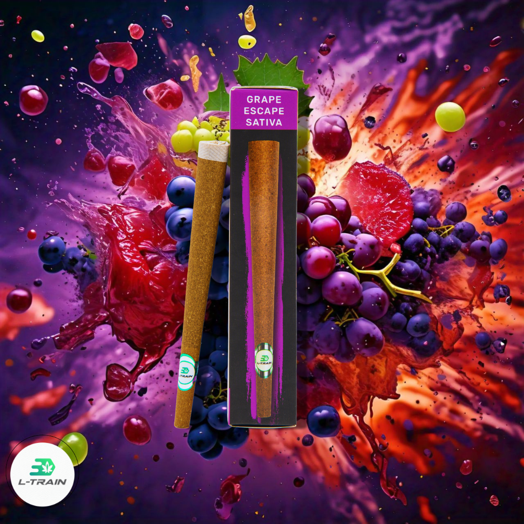 Photograph of product: LTrain Infused Blunt - Grape Escape