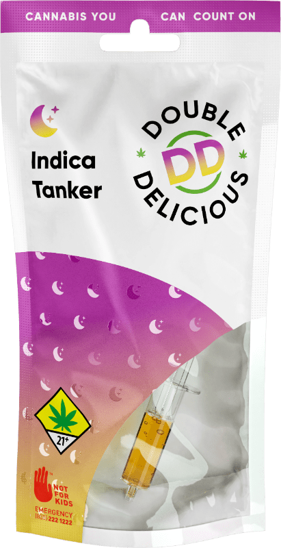 Photograph of product: Double Delicious Blueberry Muffin Distillate Tanker Oui'd 1g