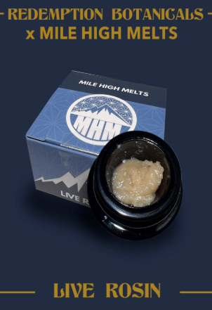 Photograph of product: MILE HIGH MELTS - SCENTED MARKER #5 LIVE ROSIN (1G) (H)