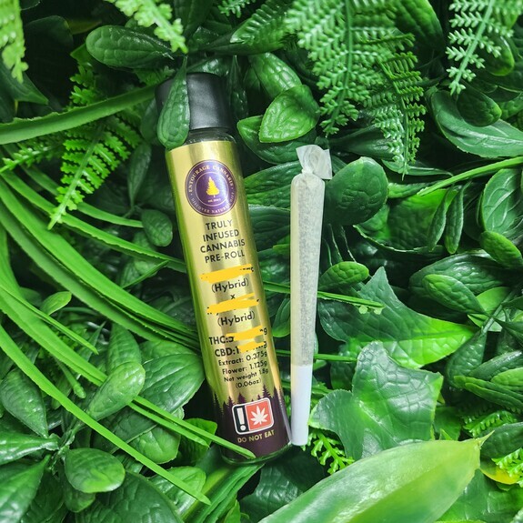 Photograph of product: Rainbow Sherbert x Suga Tits - 1.5g (NtW) Infused Pre-Roll - Entourage Oui'd